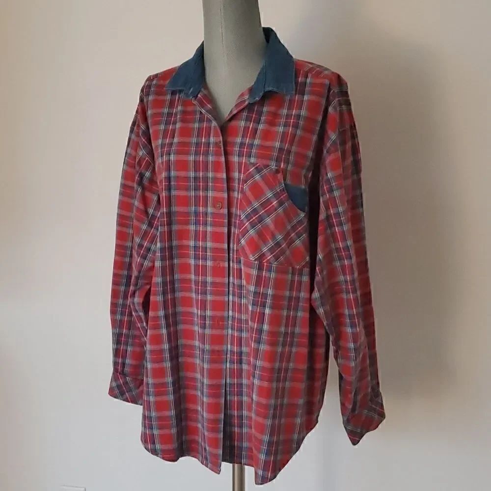 Orvis | Vintage Cotton Flanel Shirt